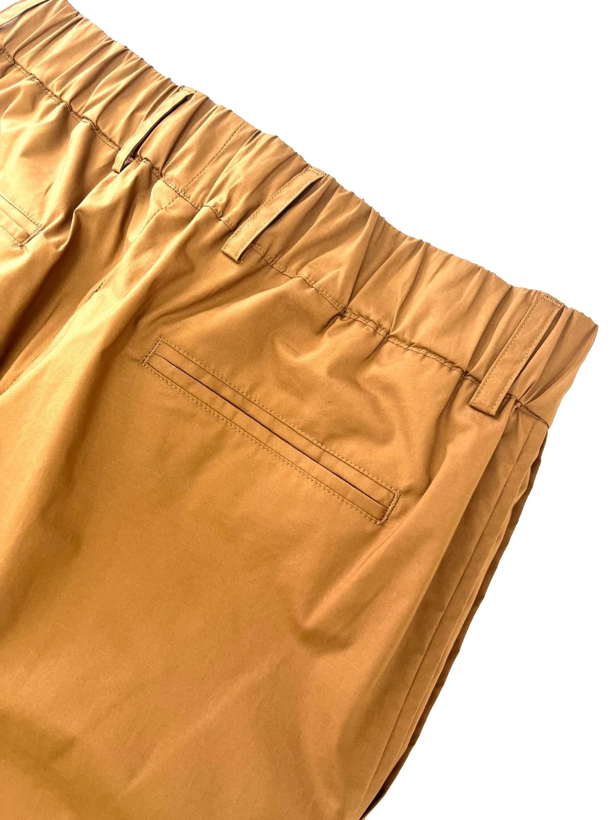 CAMEL COTTON TROUSERS